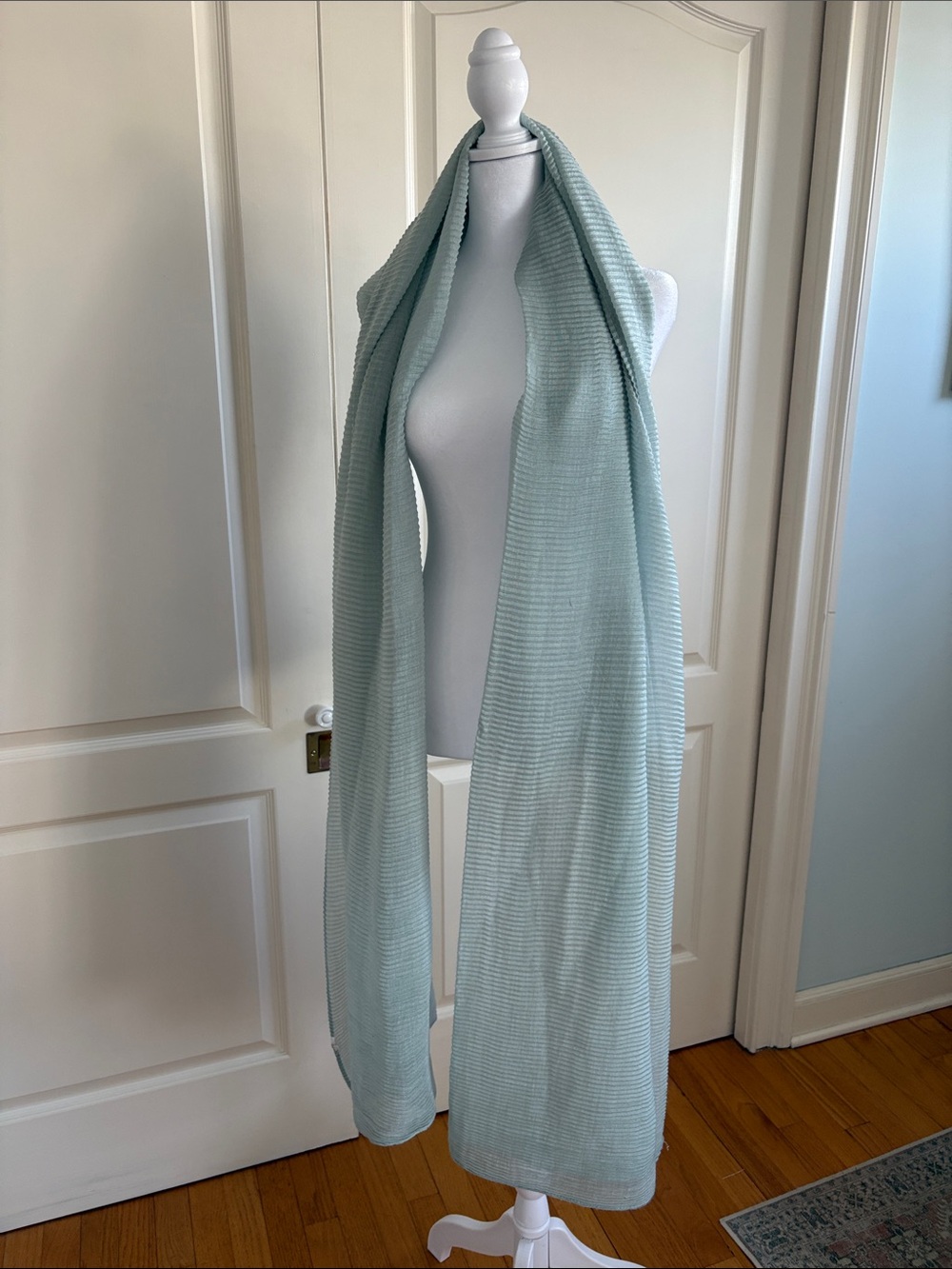 Bluegreen Lightweight shawl/Scarf